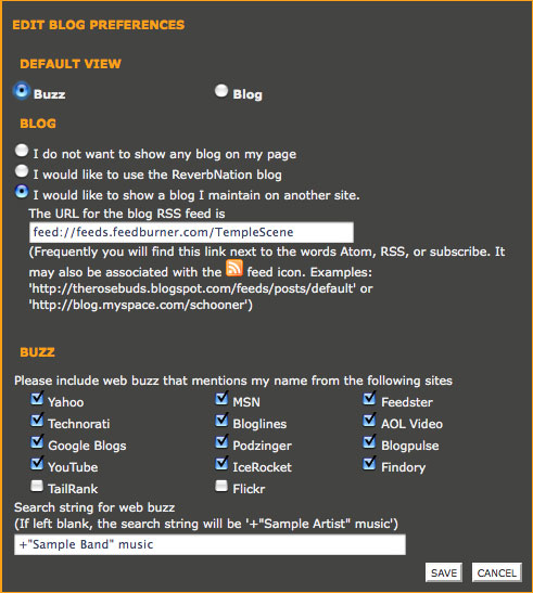 Edit Web Buzz